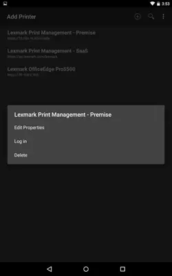 Lexmark Print Service Plugin android App screenshot 2