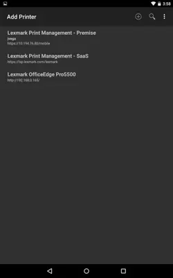 Lexmark Print Service Plugin android App screenshot 3